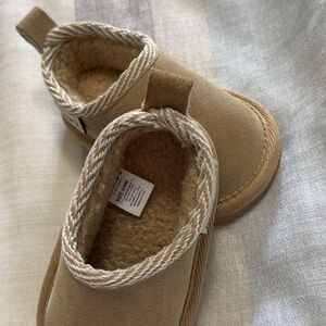 Cozy Tan Kids Shoes